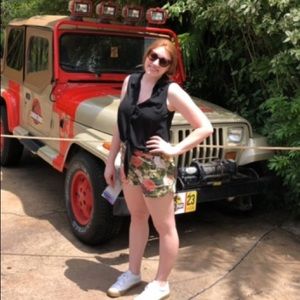 Anthropologie Elevenses Floral Shorts